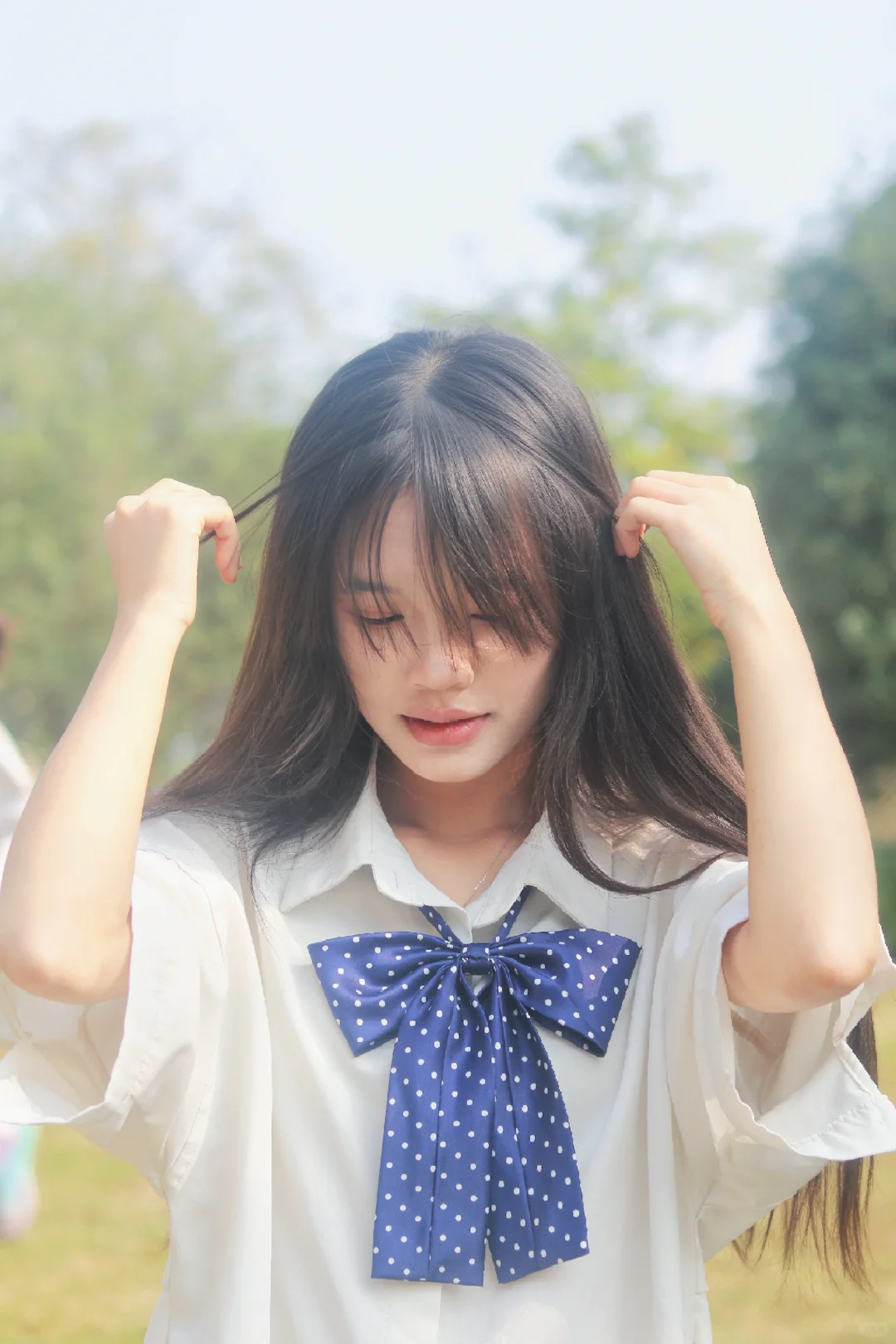 日系元气少女，每一张都想做头像的程度