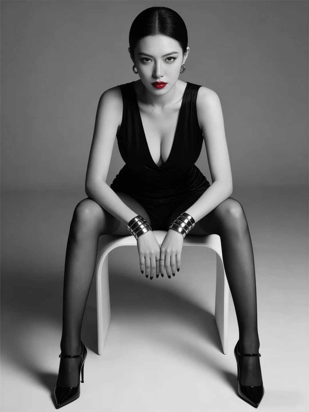 休班解锁黑白酷感模式✨ 不穿制服的另一面