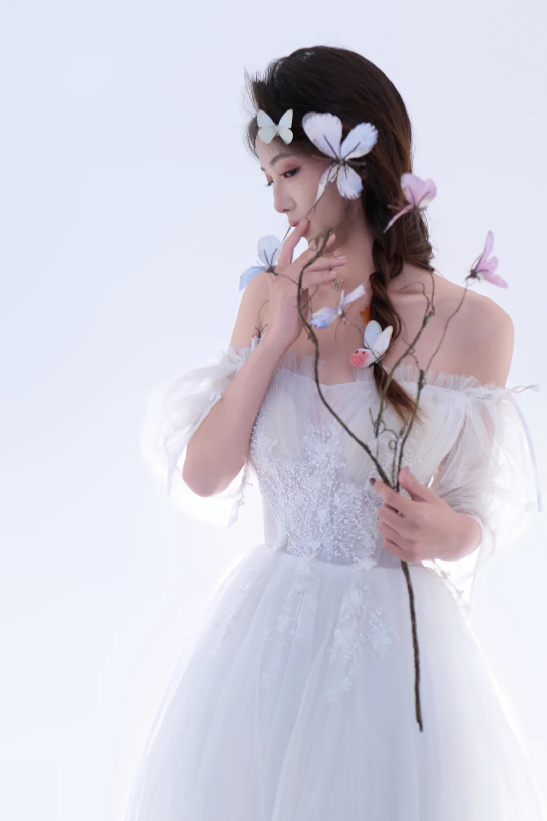 拍到了一位顶级模特