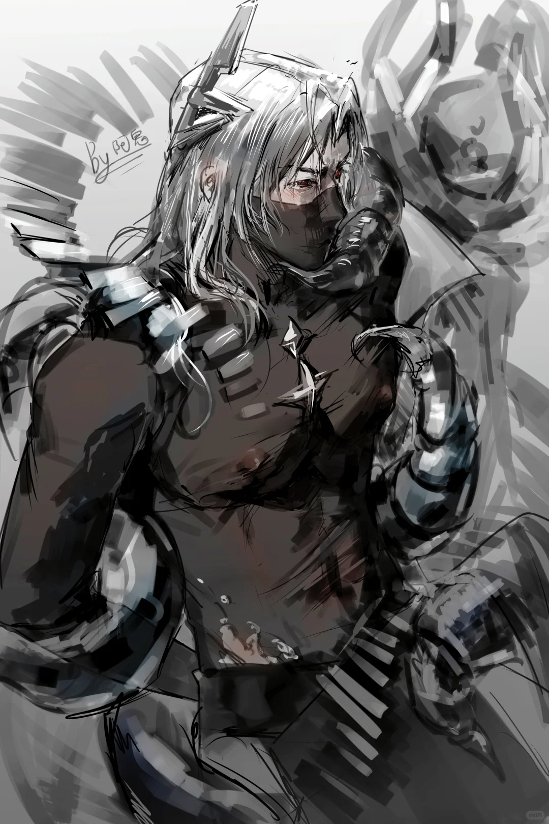 觉得涩请点赞这样主播就会一直画