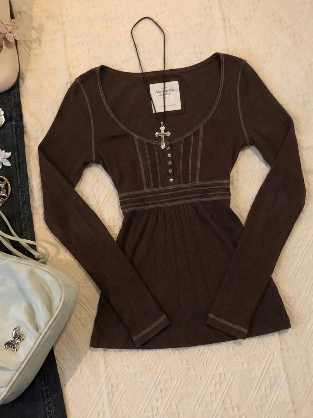 vintage 古着💕千禧辣妹经典美式棕色系！