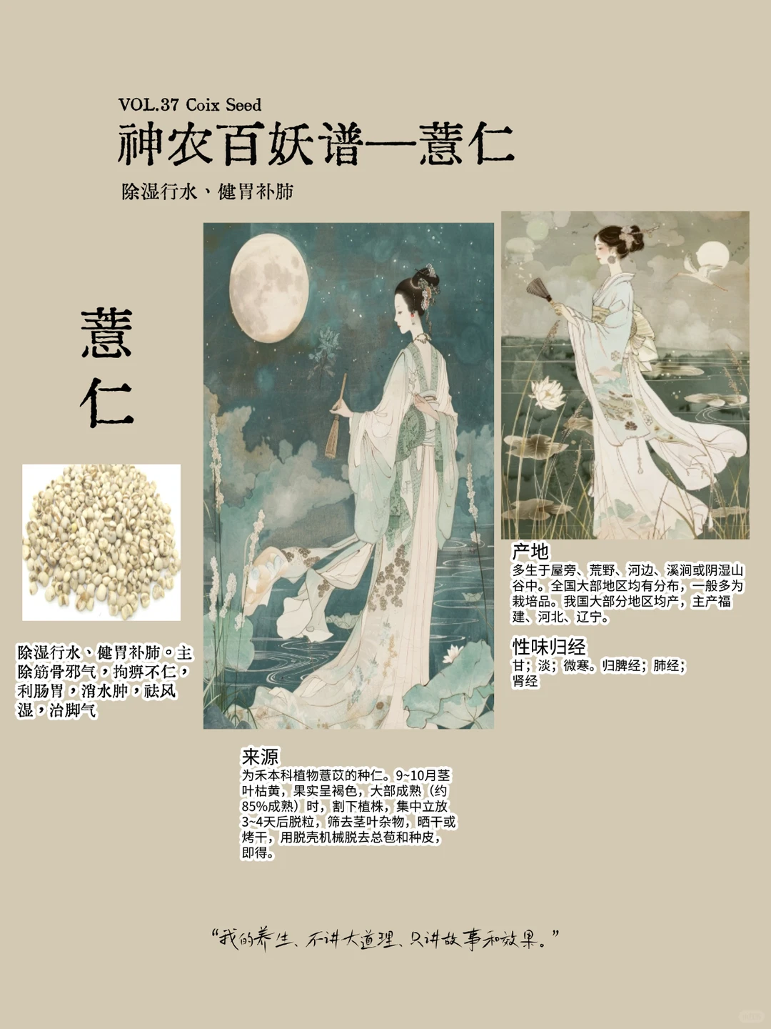 神农百妖谱｜上经薏仁篇