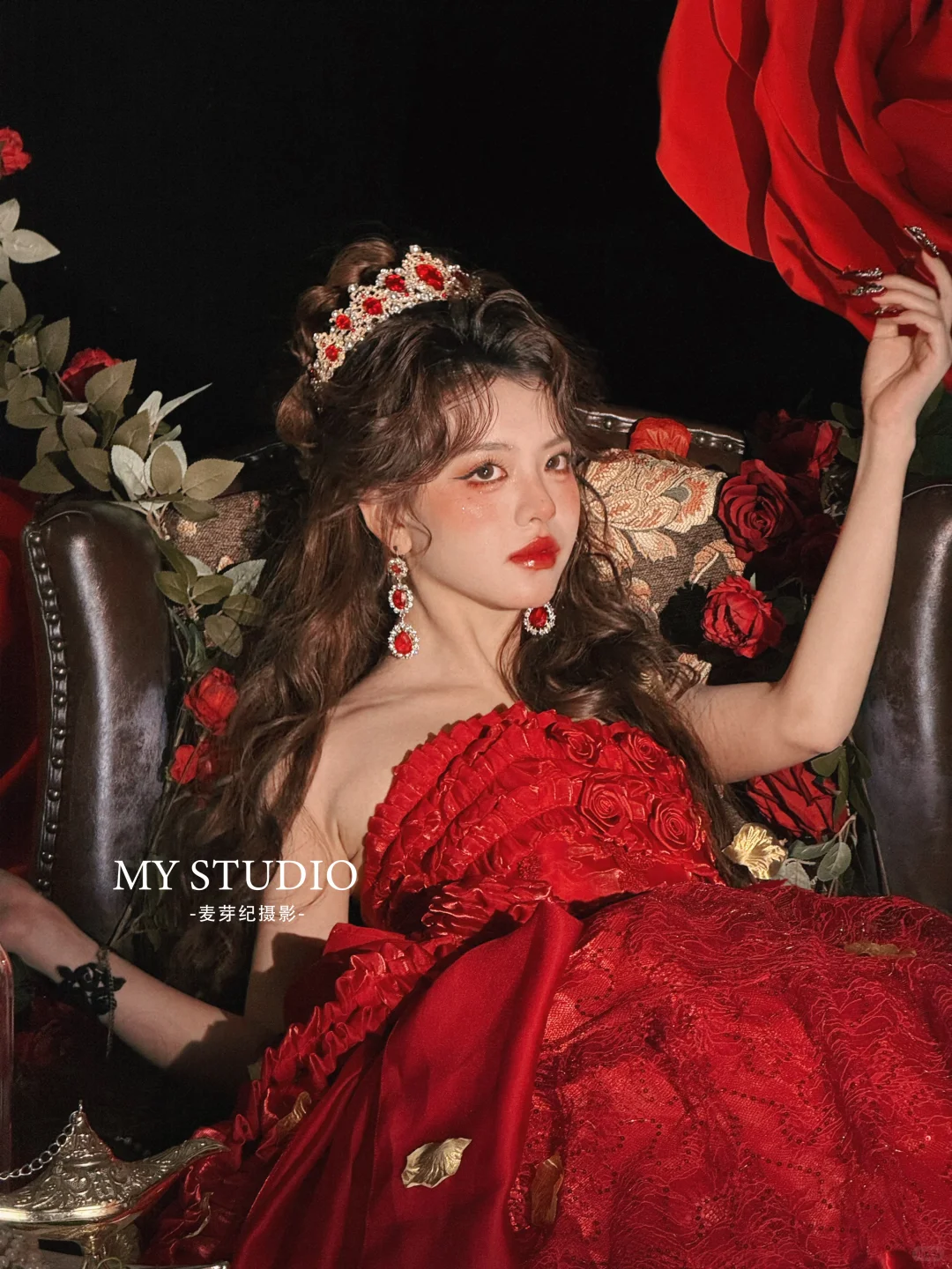 迷失在花园的玫瑰公主🥀油画少女写真