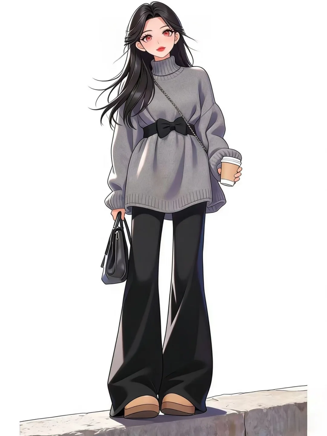 穿上秒变纸片人 泰显气质了