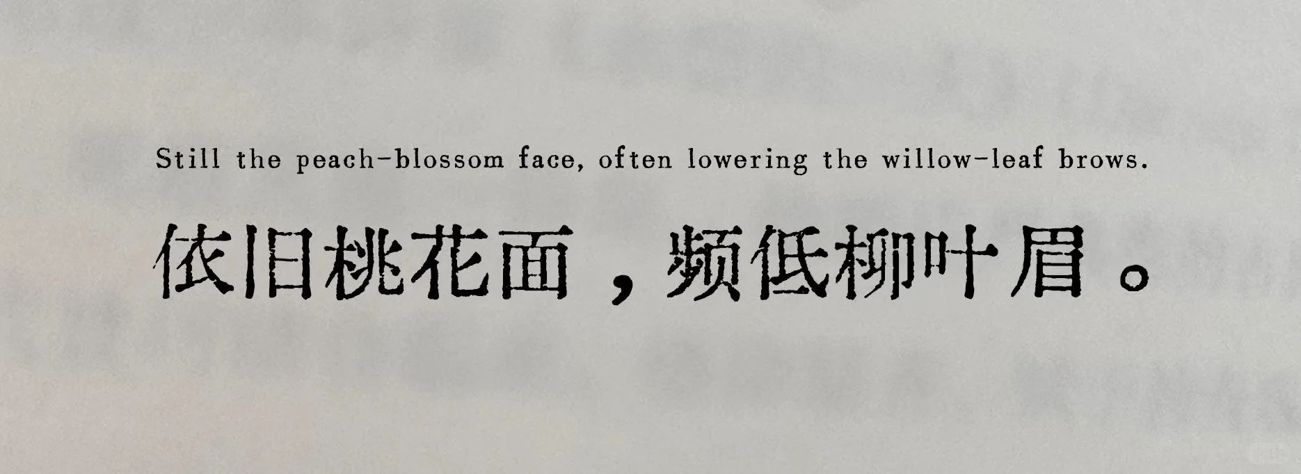 永远臣服于古文的极致浪漫