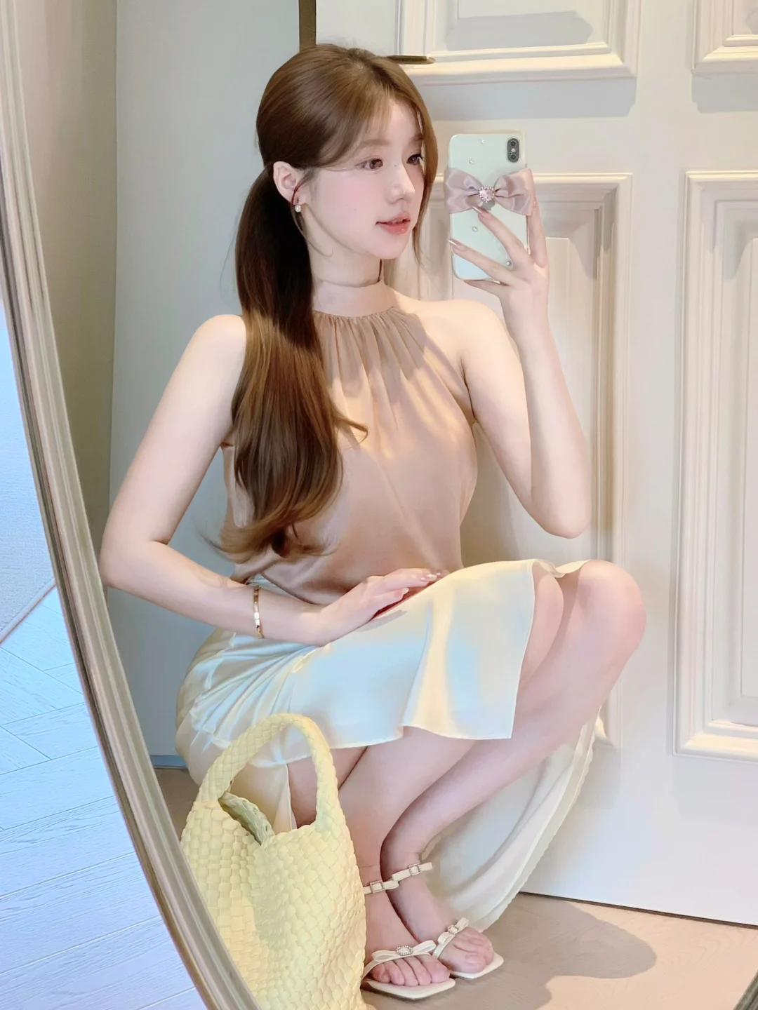 丝绸好适合夏天～🫧气质欧尼look☕