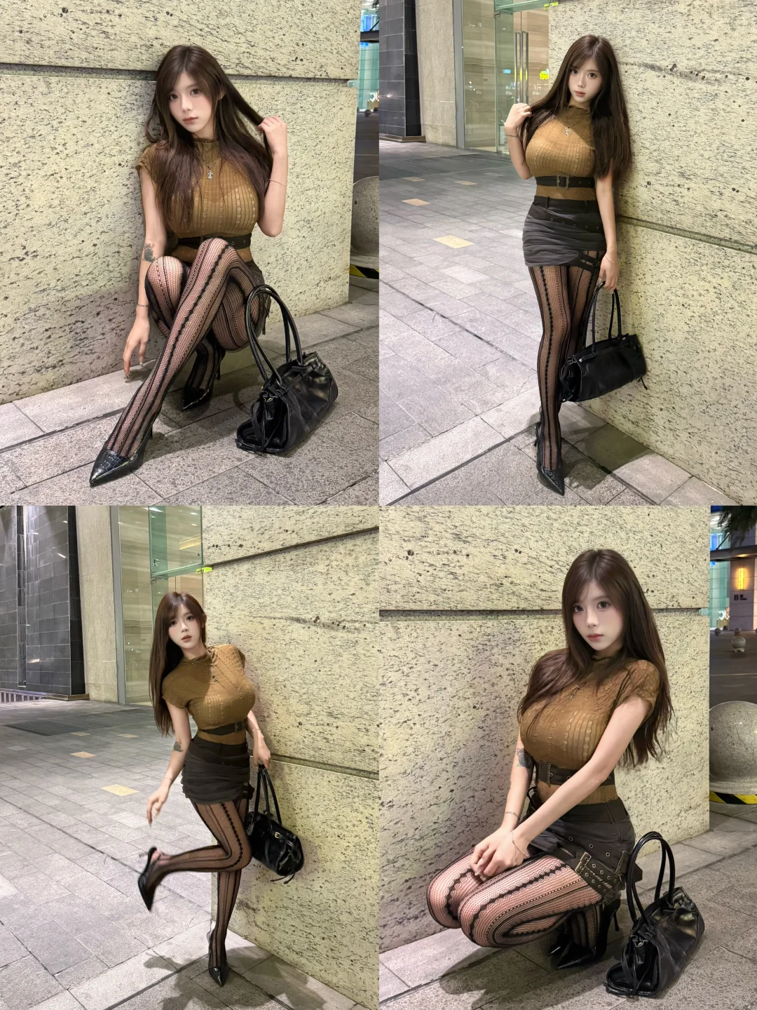 辣妹街拍姿势分享🖤