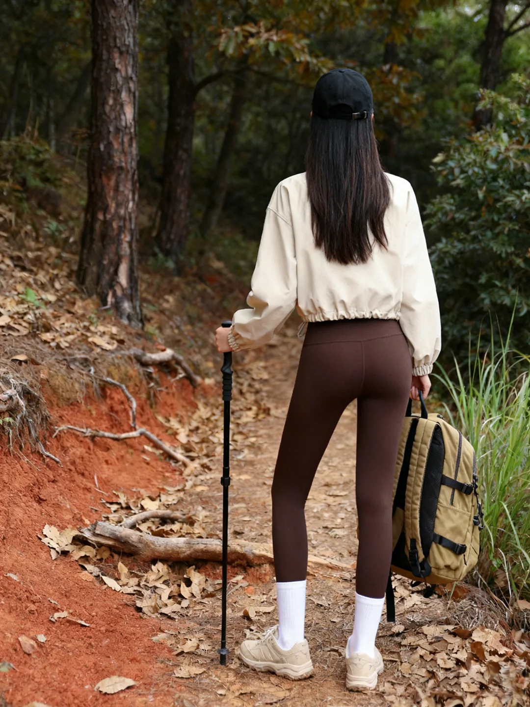 深咖色加绒丨瑜伽裤【ootd】