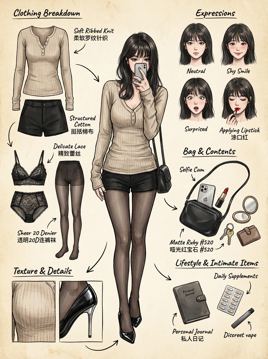 🫣这也太会了！超大胆的OOTD穿搭拆解画报✨