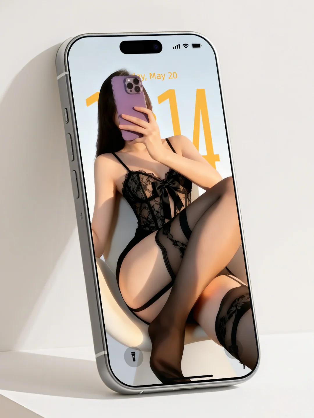 🧊手机壁纸｜黑丝壁纸，这个壁纸喜欢吗