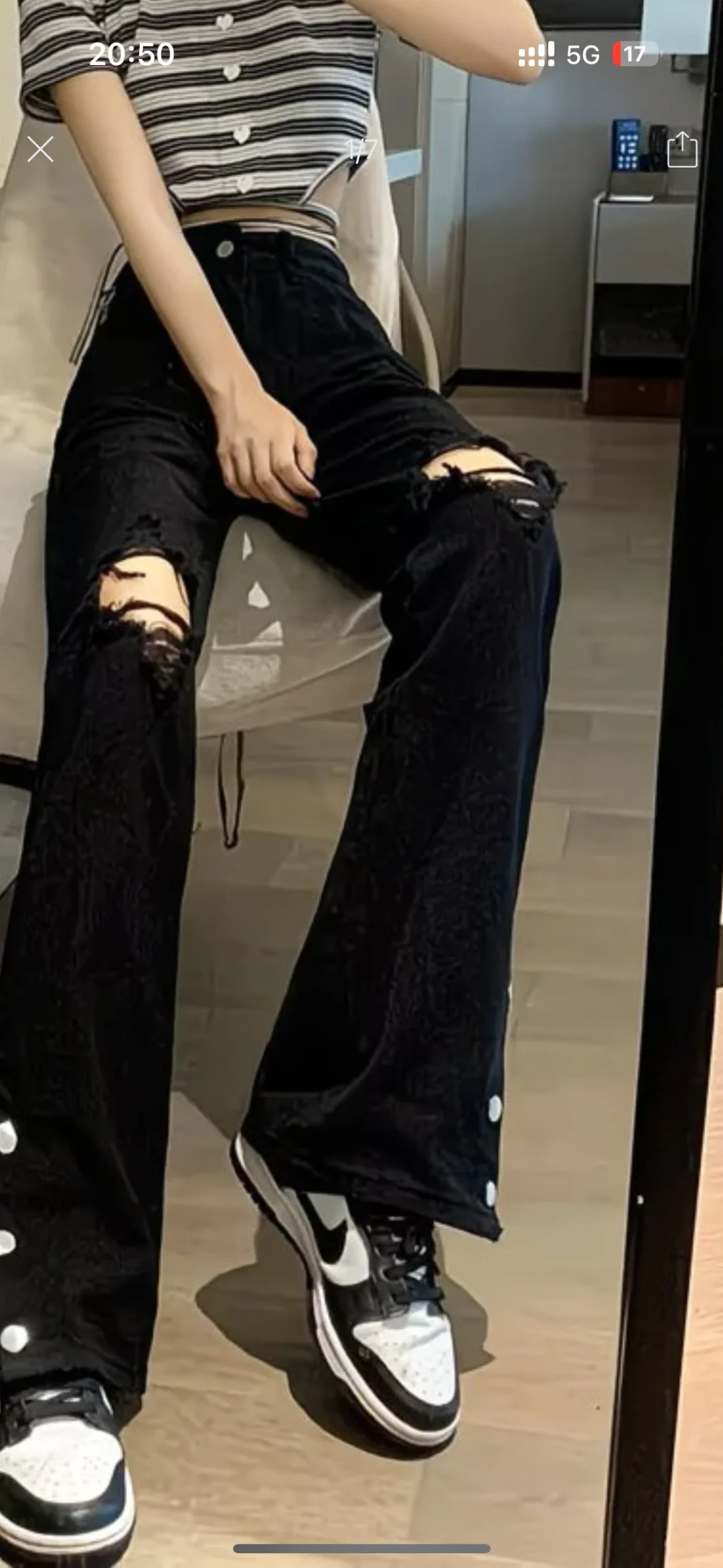 十元辣妹牛仔裤