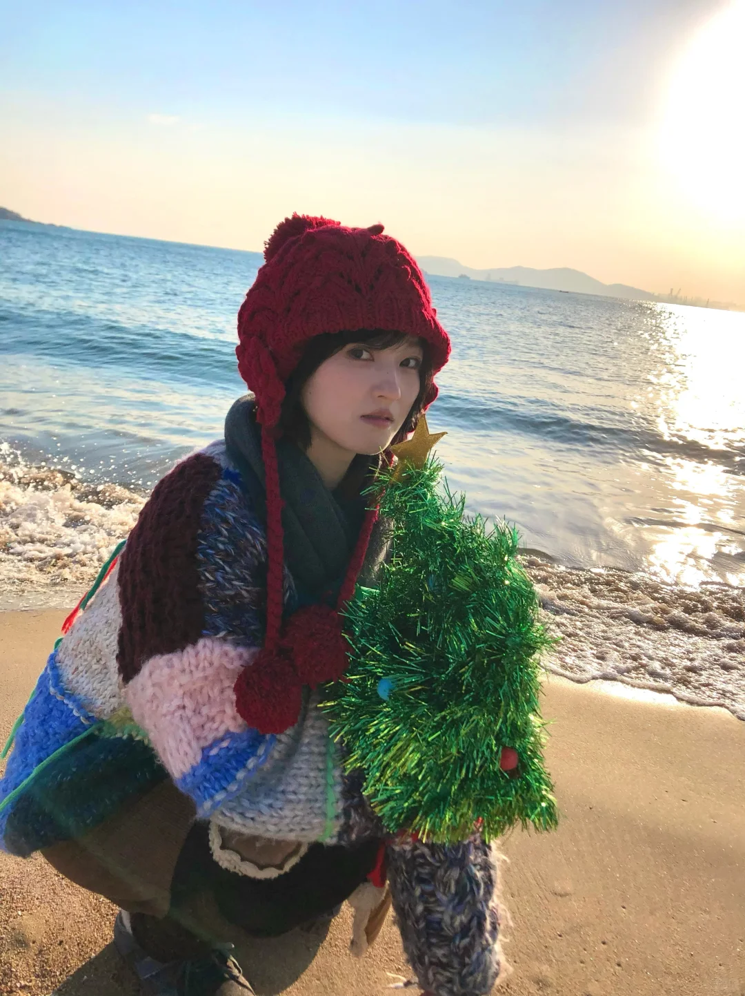 海边的圣诞氛围感🎄 | 青岛陪拍