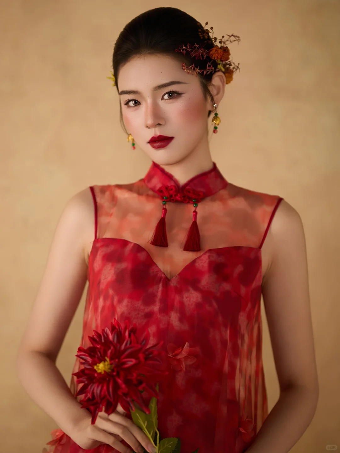 总会迷恋一件红裙｜娇艳热情的绽放🥀