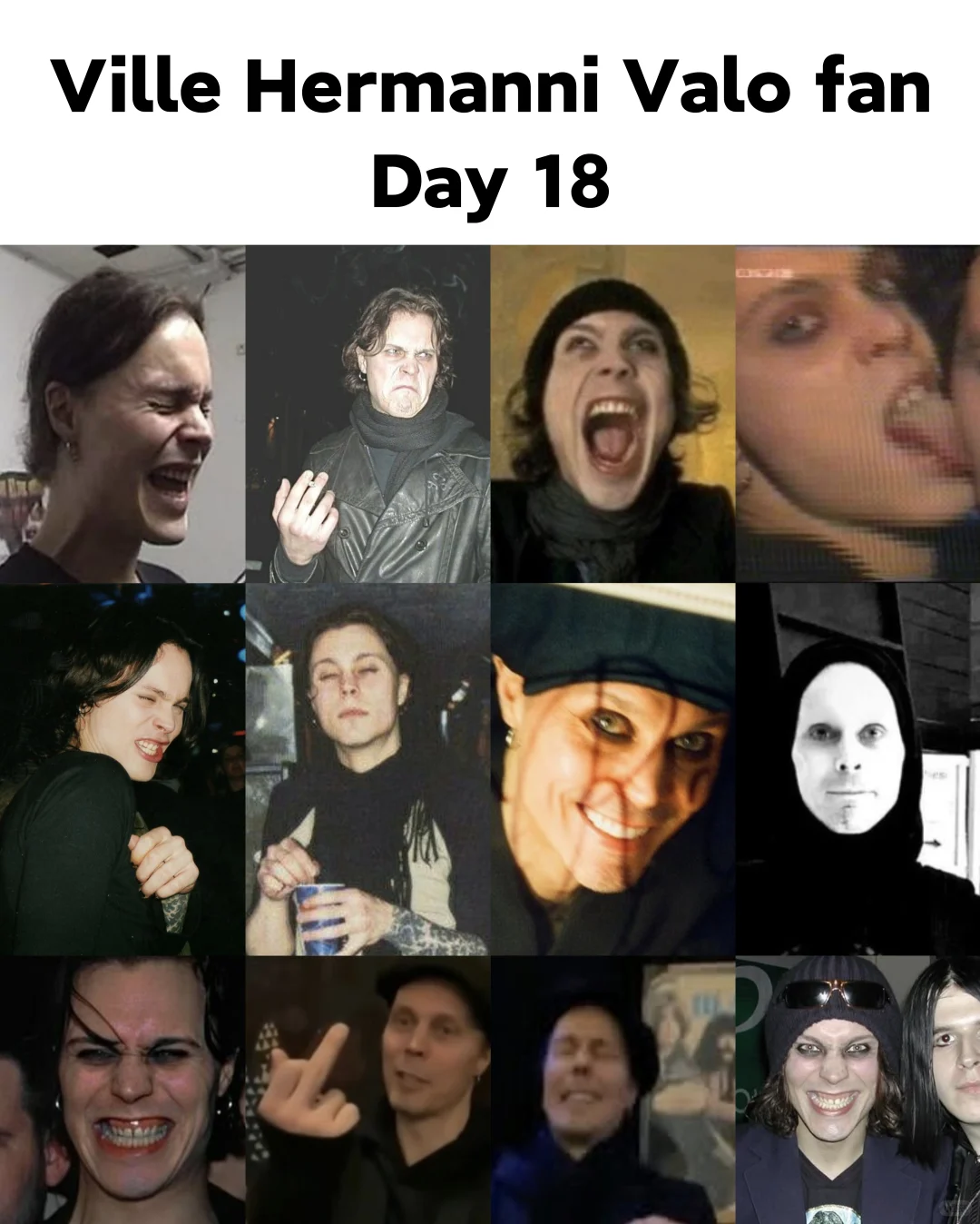 染上v类挖咯的第1天vs第18天