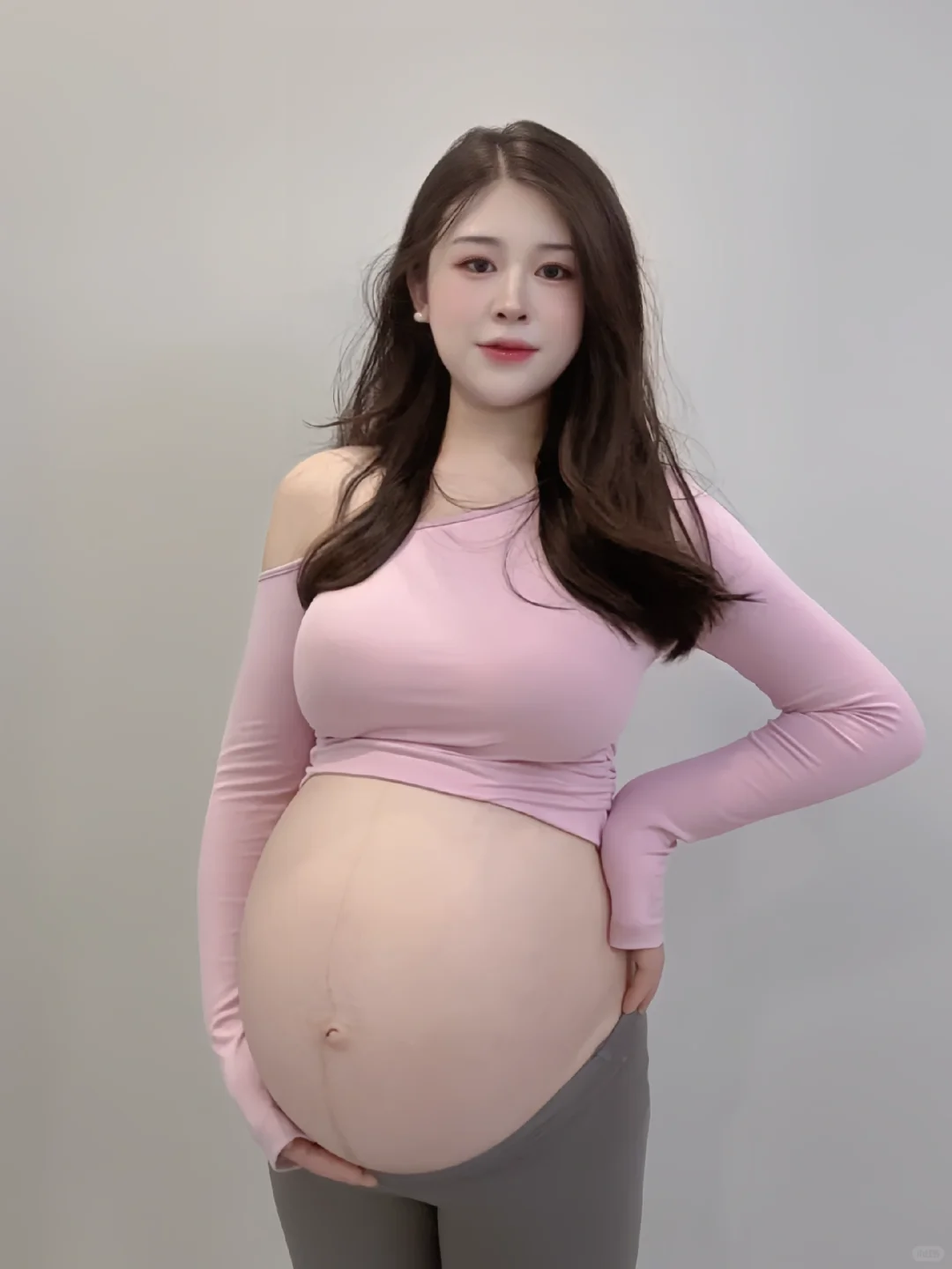 孕36W➕，这个肚子算大吗🥰🥰🥰