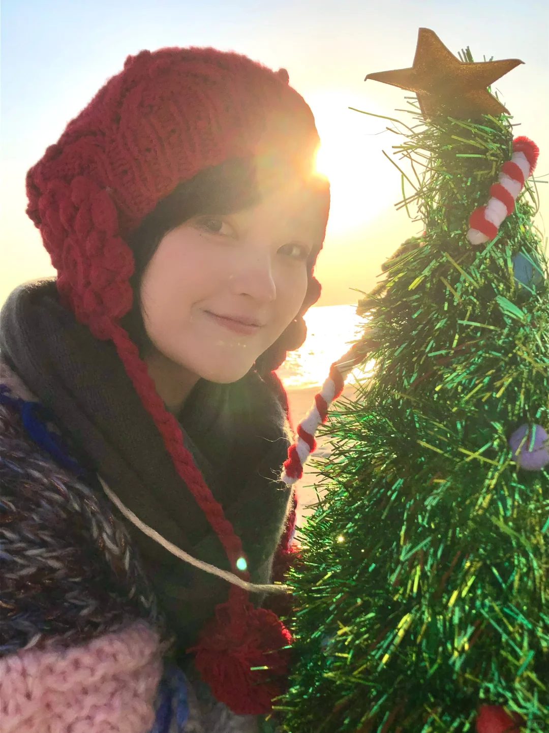 海边的圣诞氛围感🎄 | 青岛陪拍