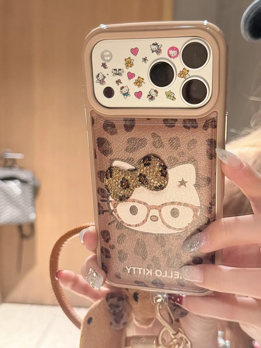 辣妹预警*♡+*.轻朋克亚亚感豹纹kitty好酷辣