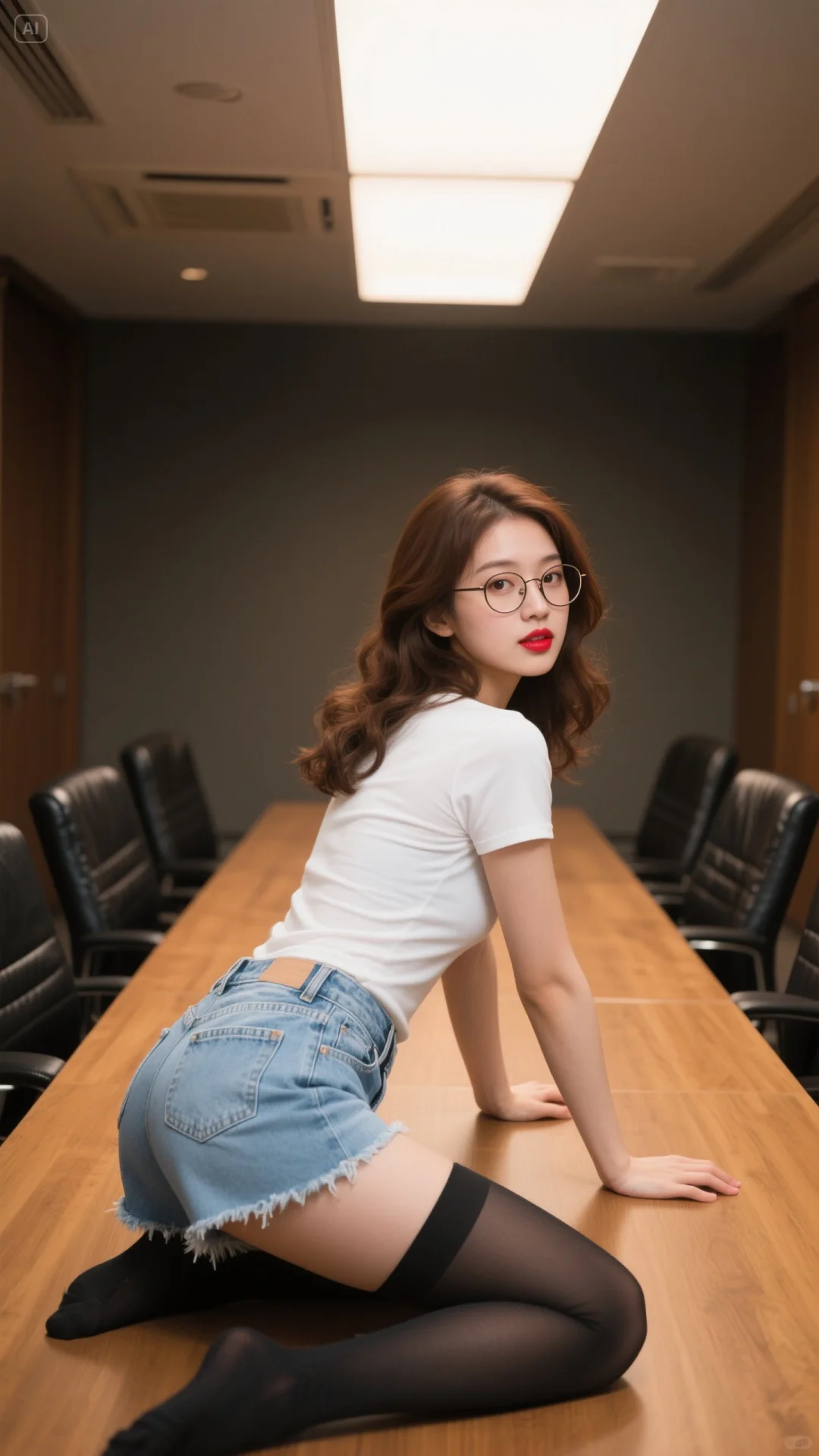 会议室写真，氛围感拿捏🤏🏻。