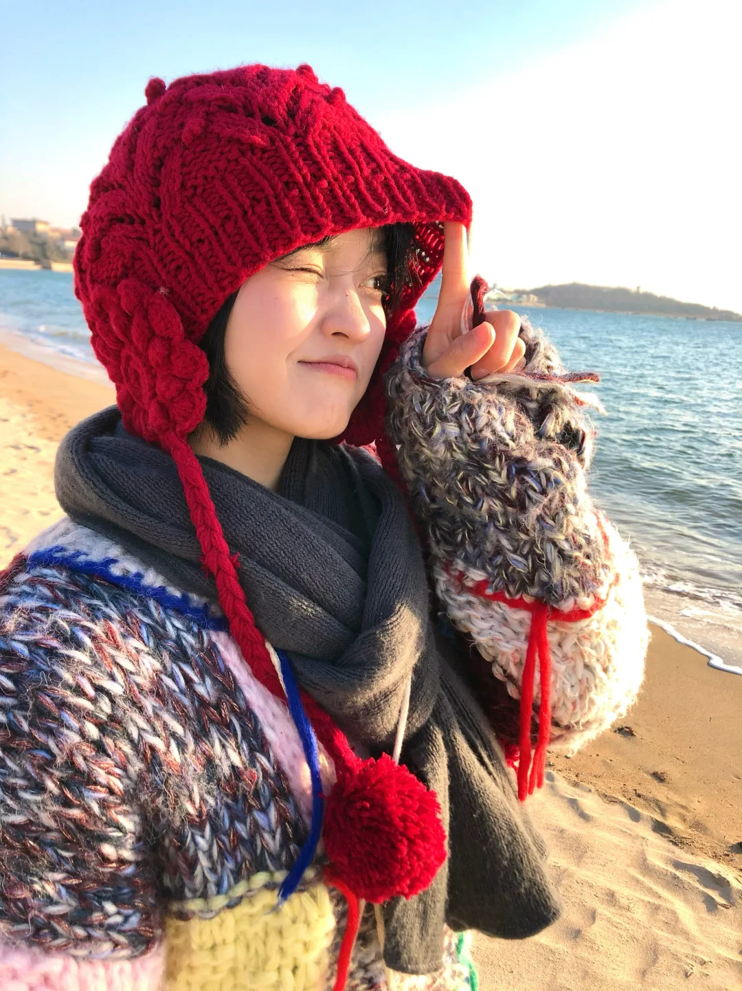 海边的圣诞氛围感🎄 | 青岛陪拍