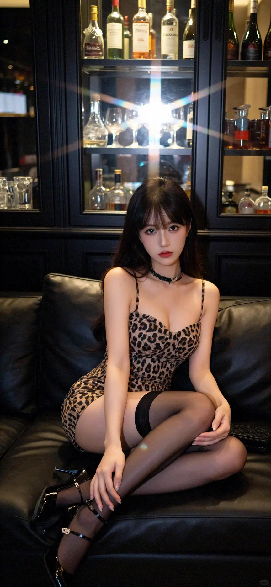 豹纹穿搭，一整个被辣住