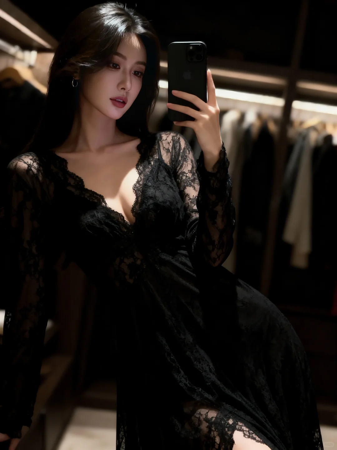 黑丝绒与蕾丝，是我和自己的私语❤️