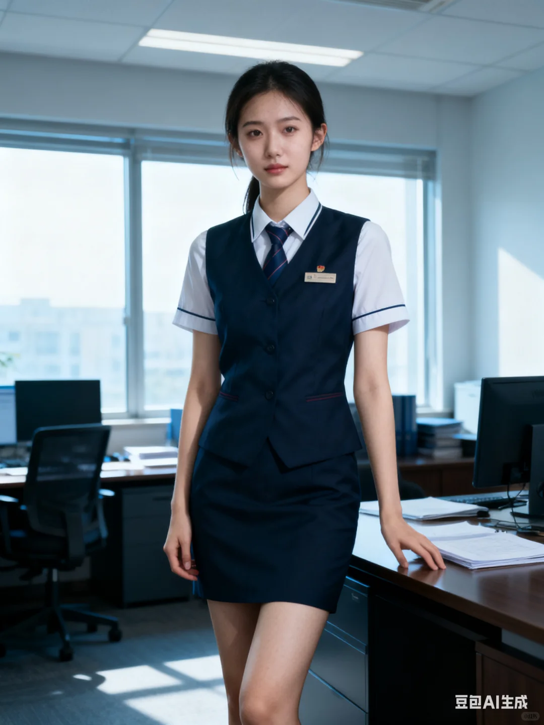 办公室制服也很赞