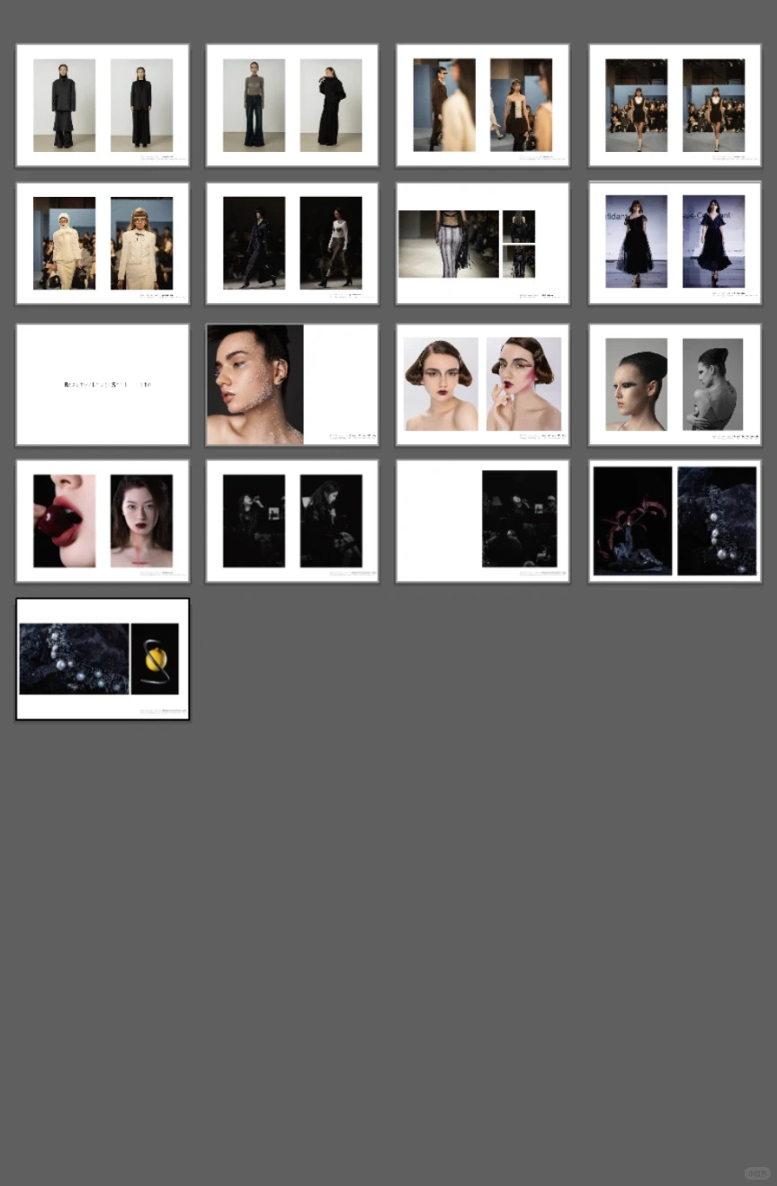 小红书现在能发pdf？ 正好更新一下作品集