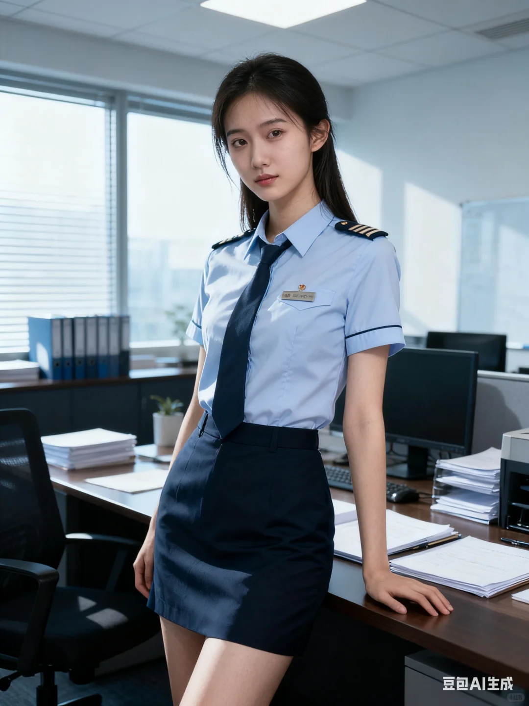 办公室制服也很赞