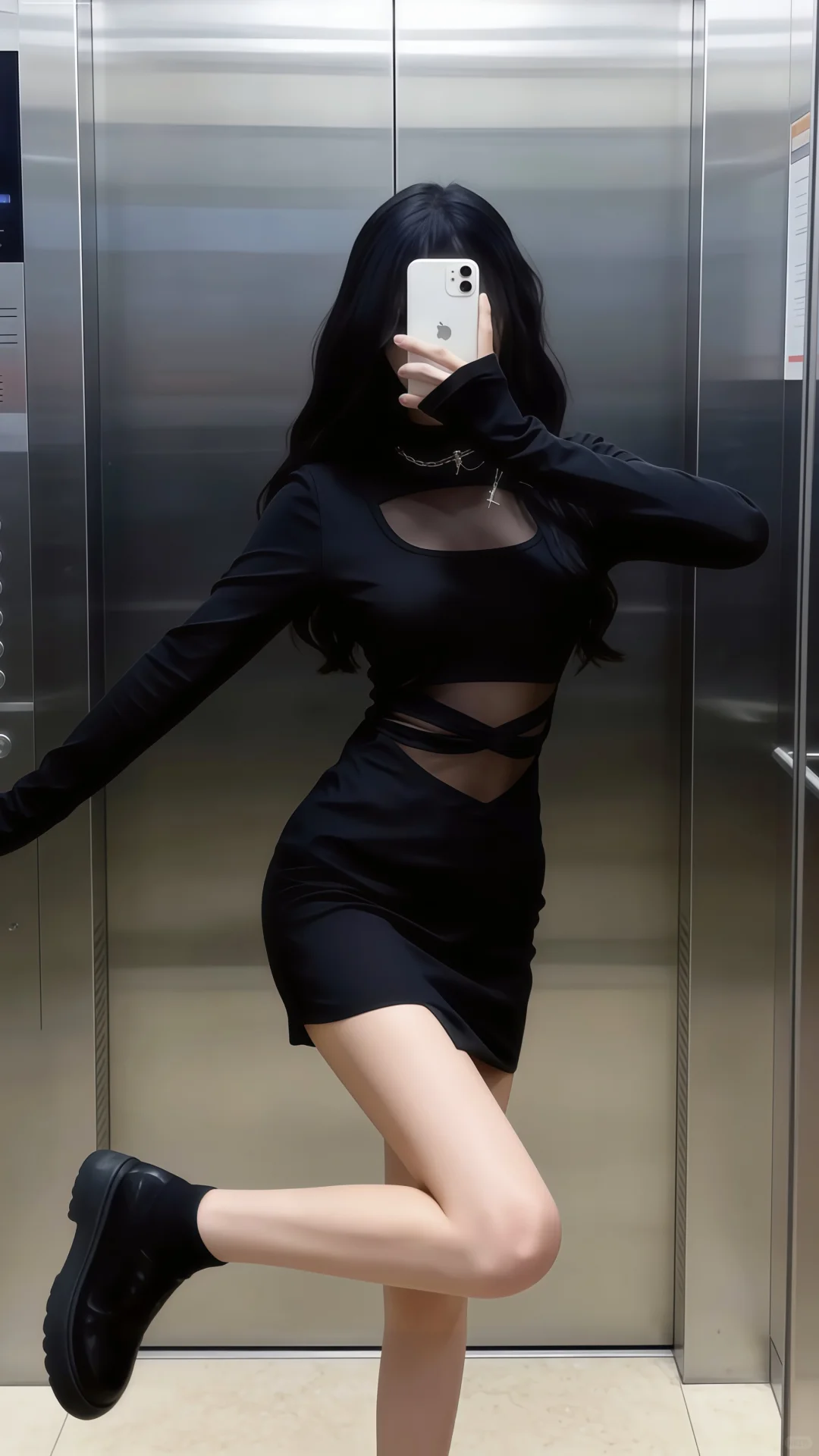 Vocal 黑色包臀裙才是永远的神！