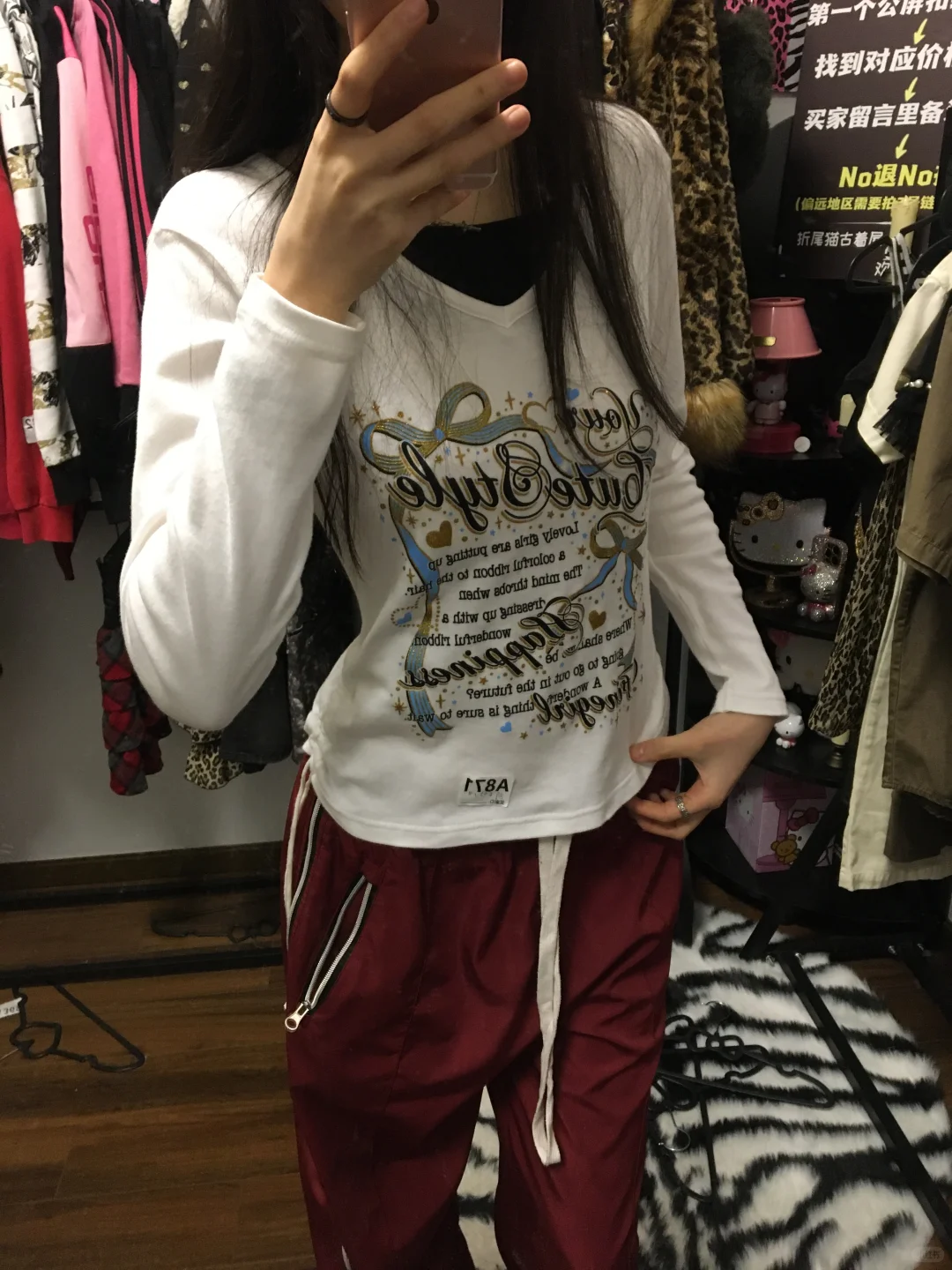 辣妹古着上身分享、太好看了！！！