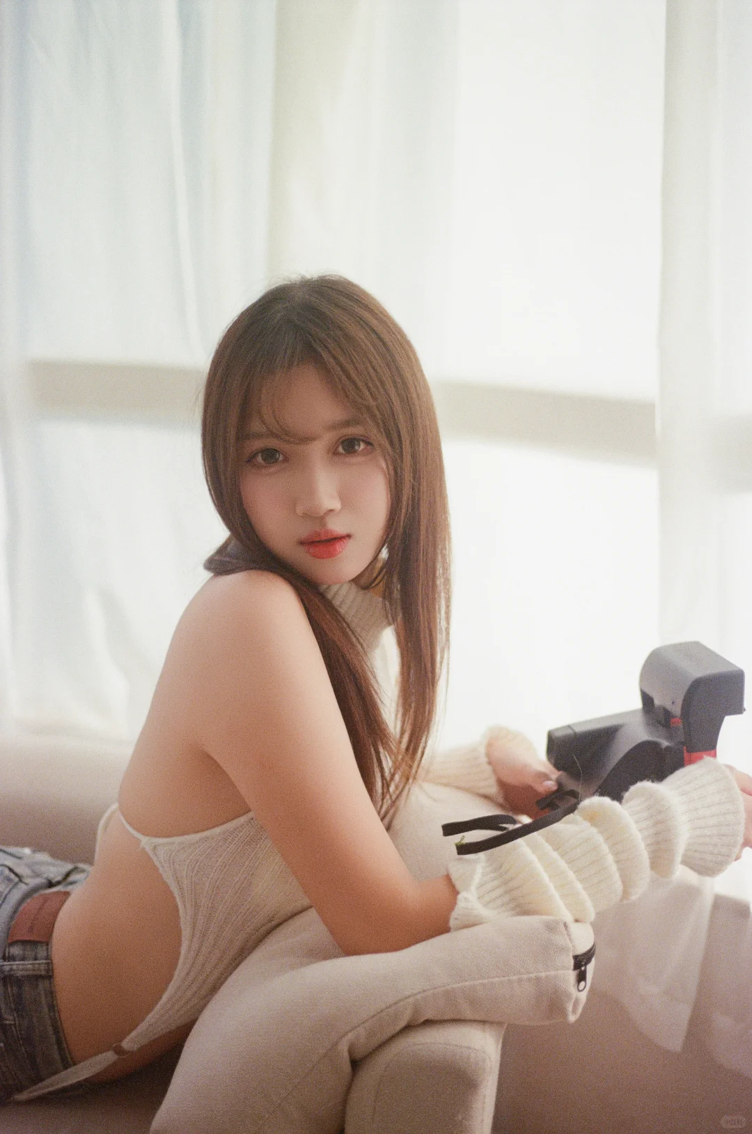 纯欲写真|蝴蝶扇动翅膀与自由共振。