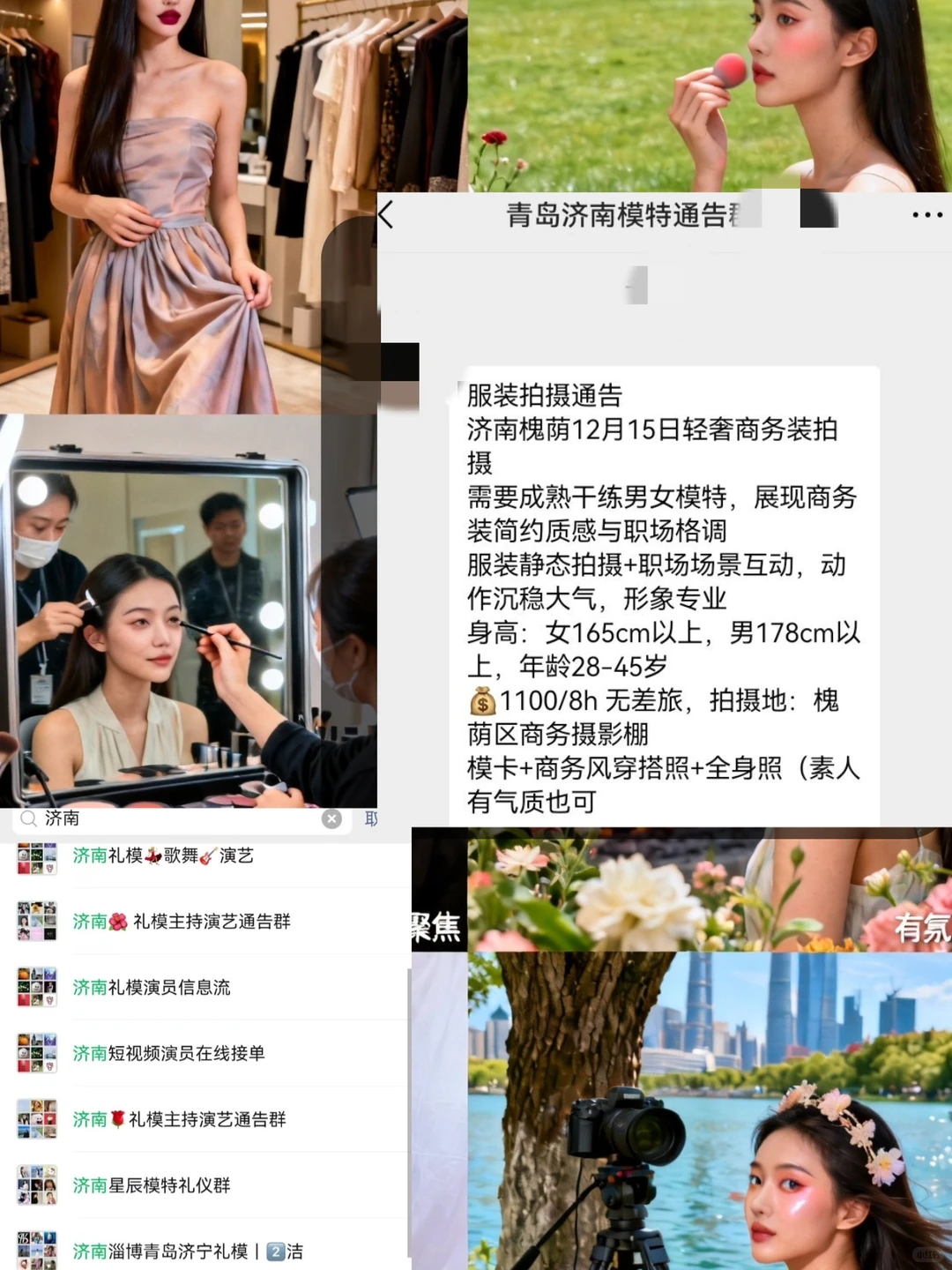 青岛服装模特1000+来自青岛模特通告群