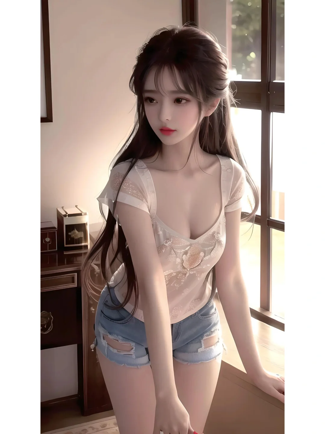 性感妩媚古风美女，感动人心弦