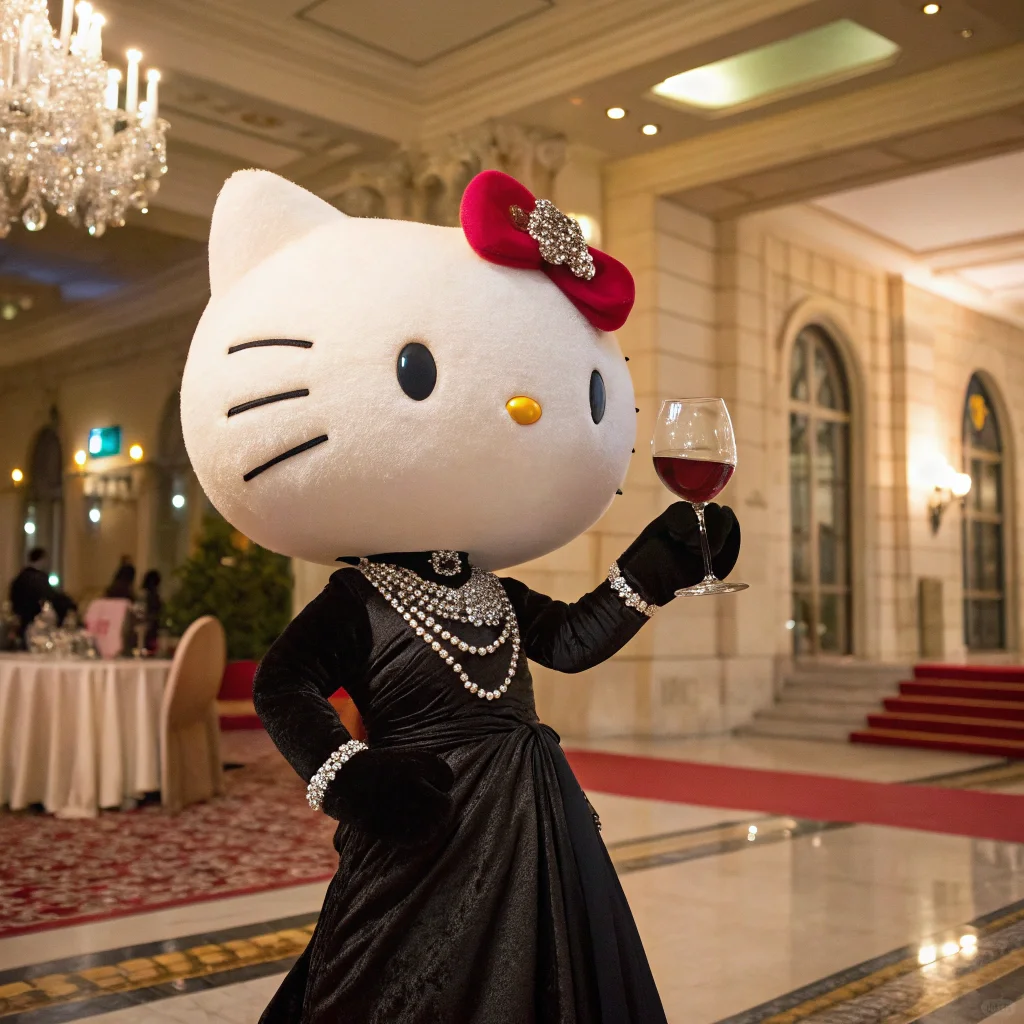 Recraft｜kitty 头像(财阀版)