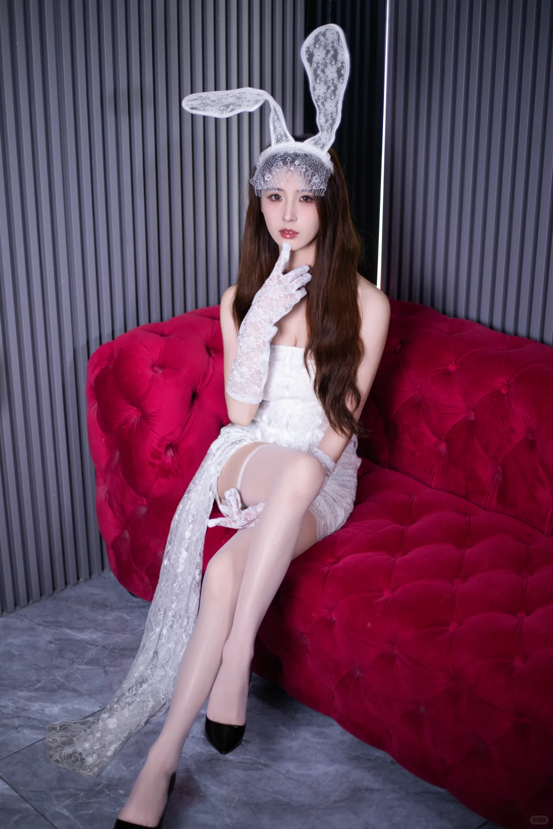 啊啊啊这个兔子头好可爱！🐰