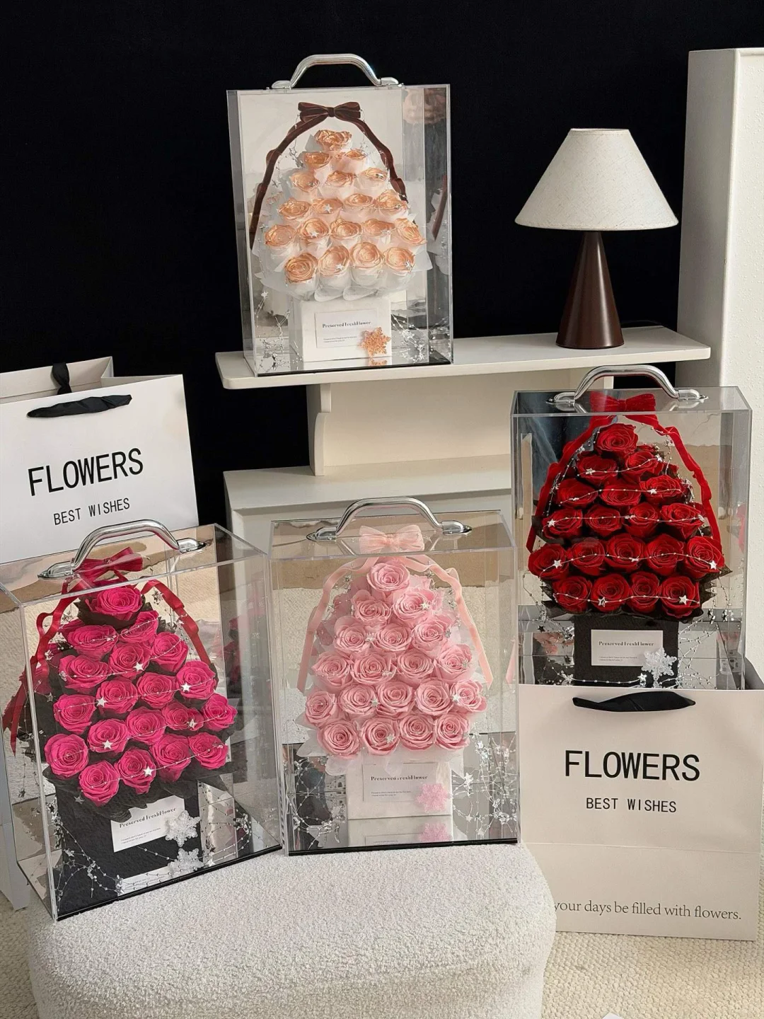 谁懂啊😲 永生花玫瑰让浪漫永不凋谢！