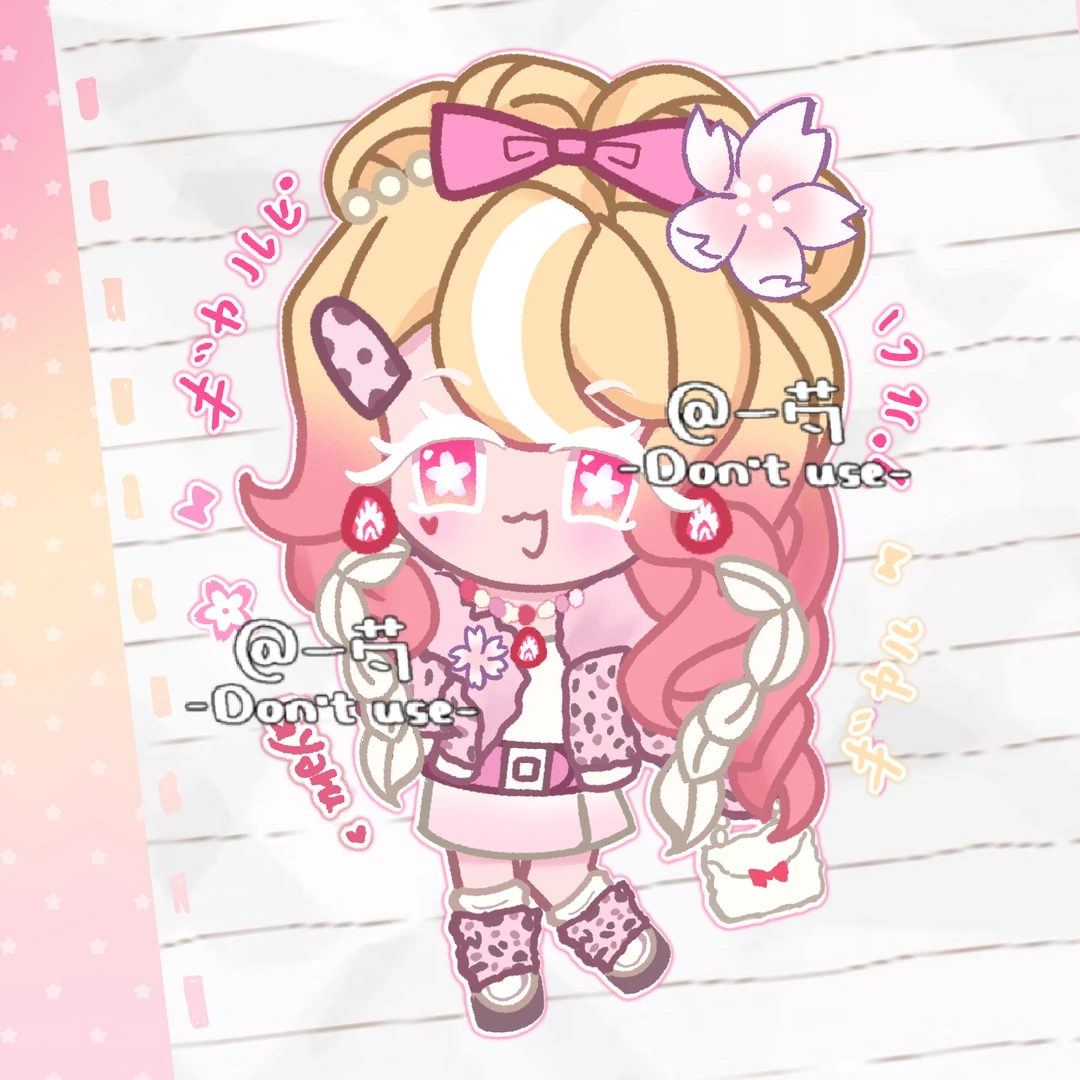 稿展🎀今天便签系列的模特是辣妹饼干