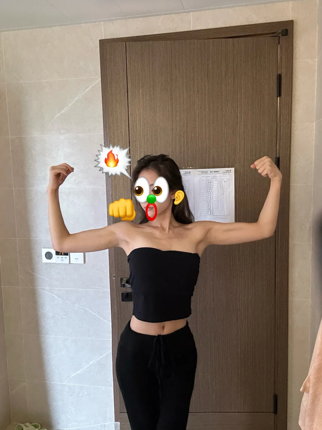 壮壮的大女孩 完美的身材