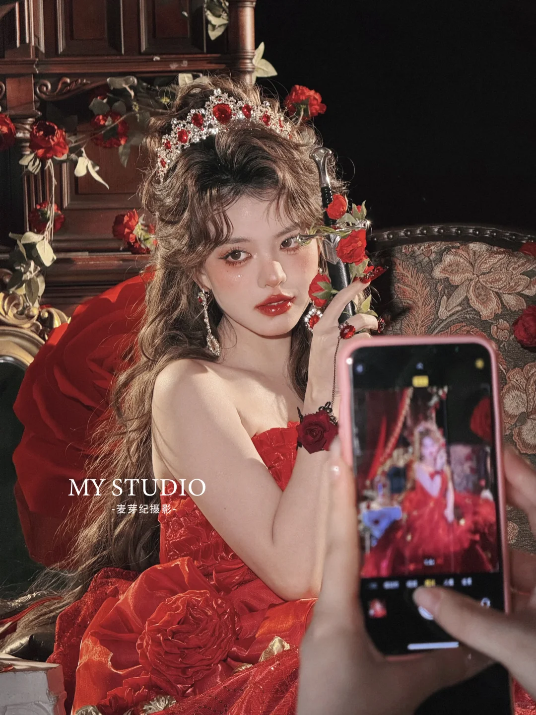 迷失在花园的玫瑰公主🥀油画少女写真