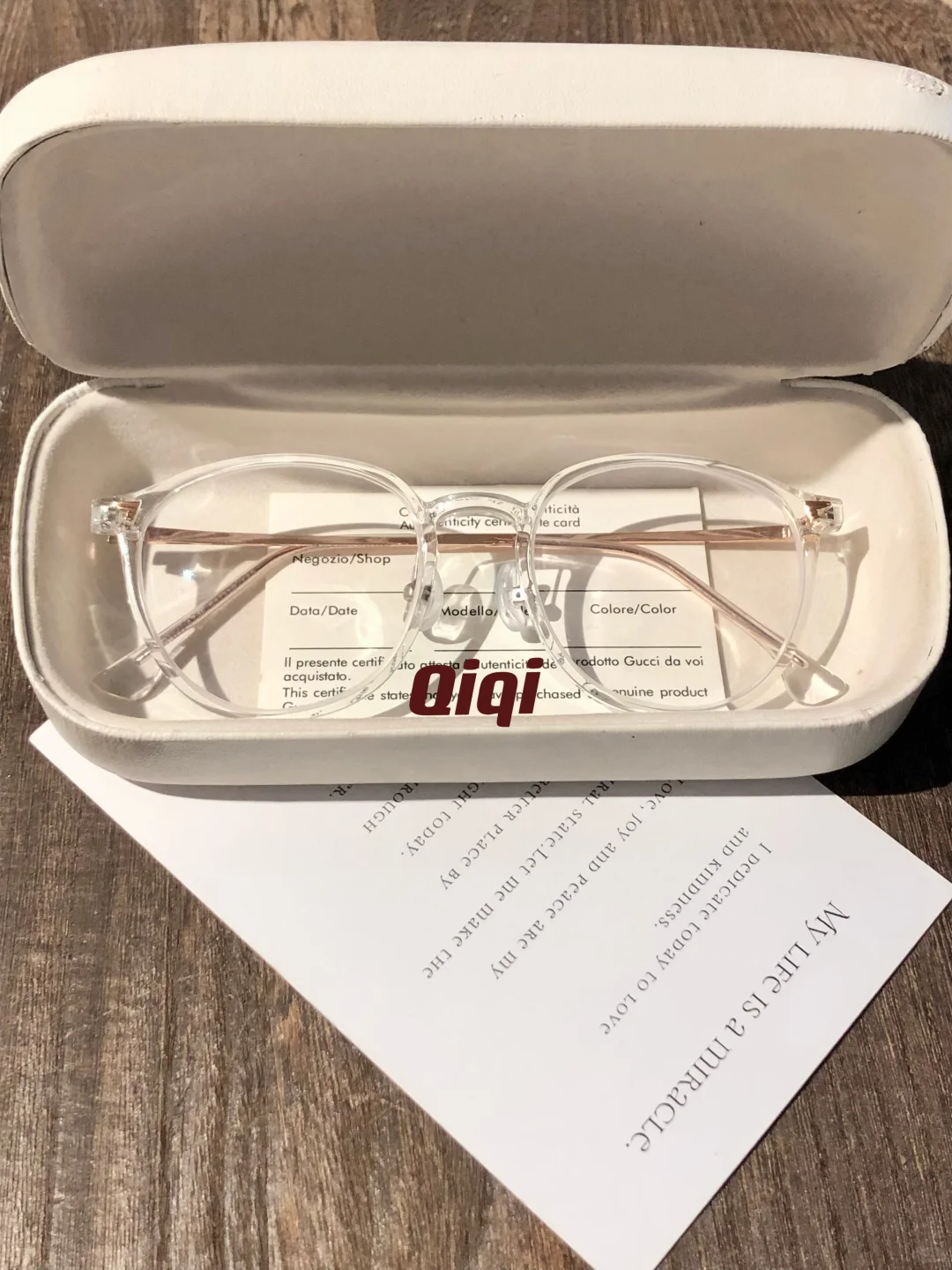 找到了高级透明金纯欲圆框👓适合所有脸型～