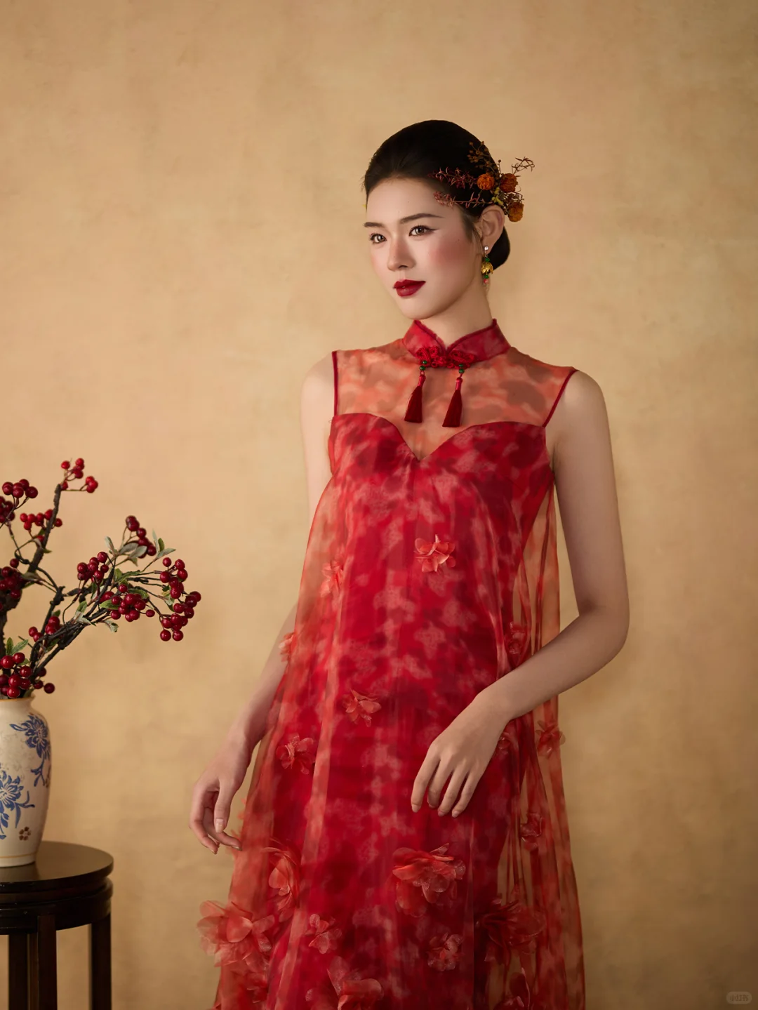 总会迷恋一件红裙｜娇艳热情的绽放🥀