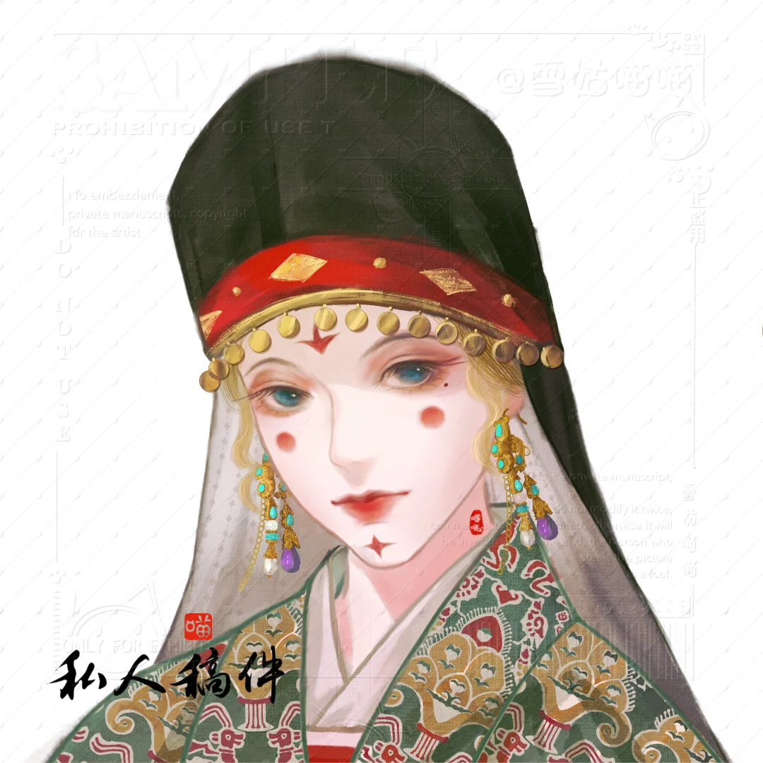 古风九图合集｜白雪凝琼貌，明珠点绛唇