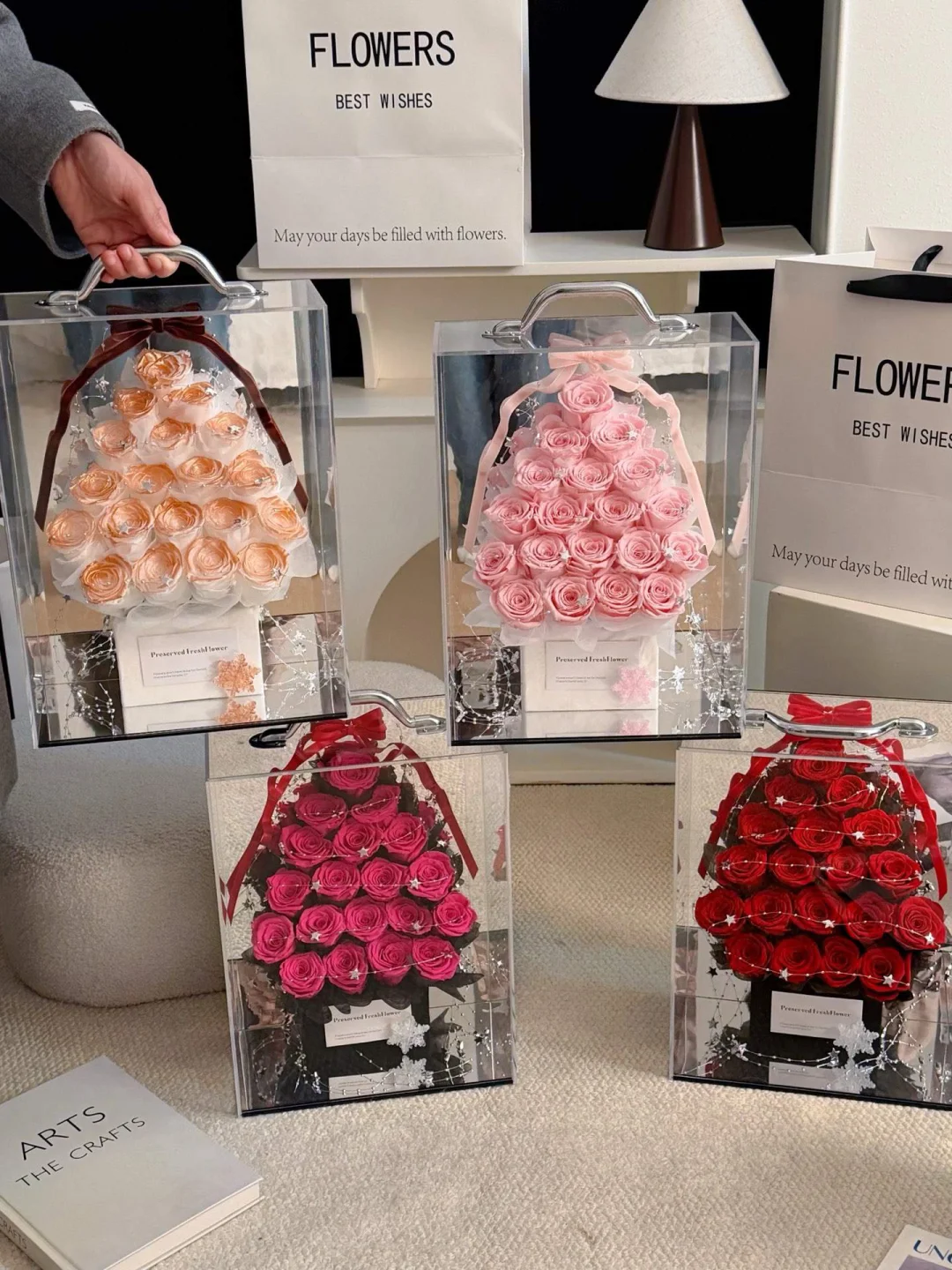 谁懂啊😲 永生花玫瑰让浪漫永不凋谢！