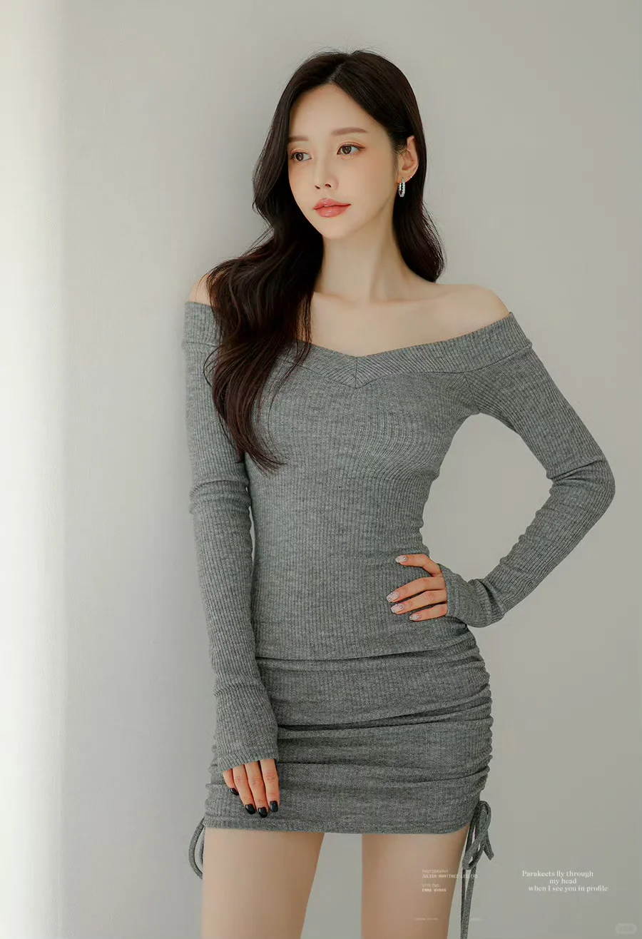 孙允珠 灰色小短裙