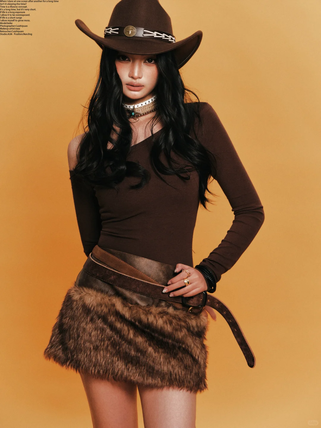 野性与辣妹感并存的西部牛仔风🎯