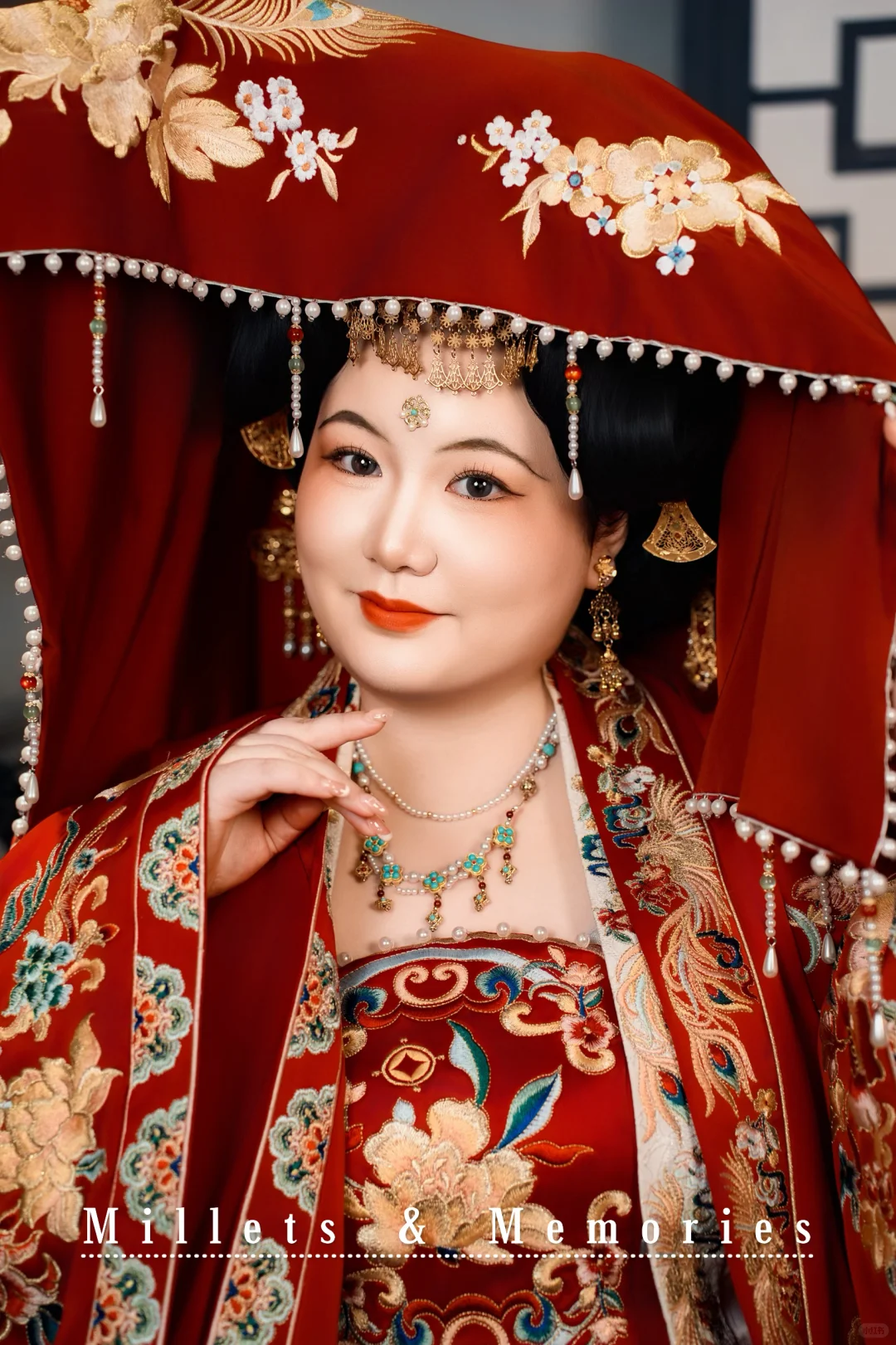 肉肉女孩穿唐制终于懂杨贵妃为啥是盛唐顶流