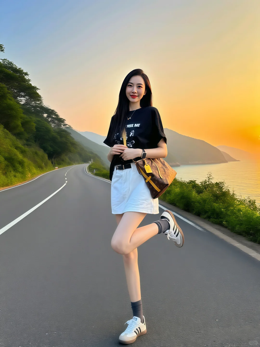 海边夕阳，我来拍啦！🌅