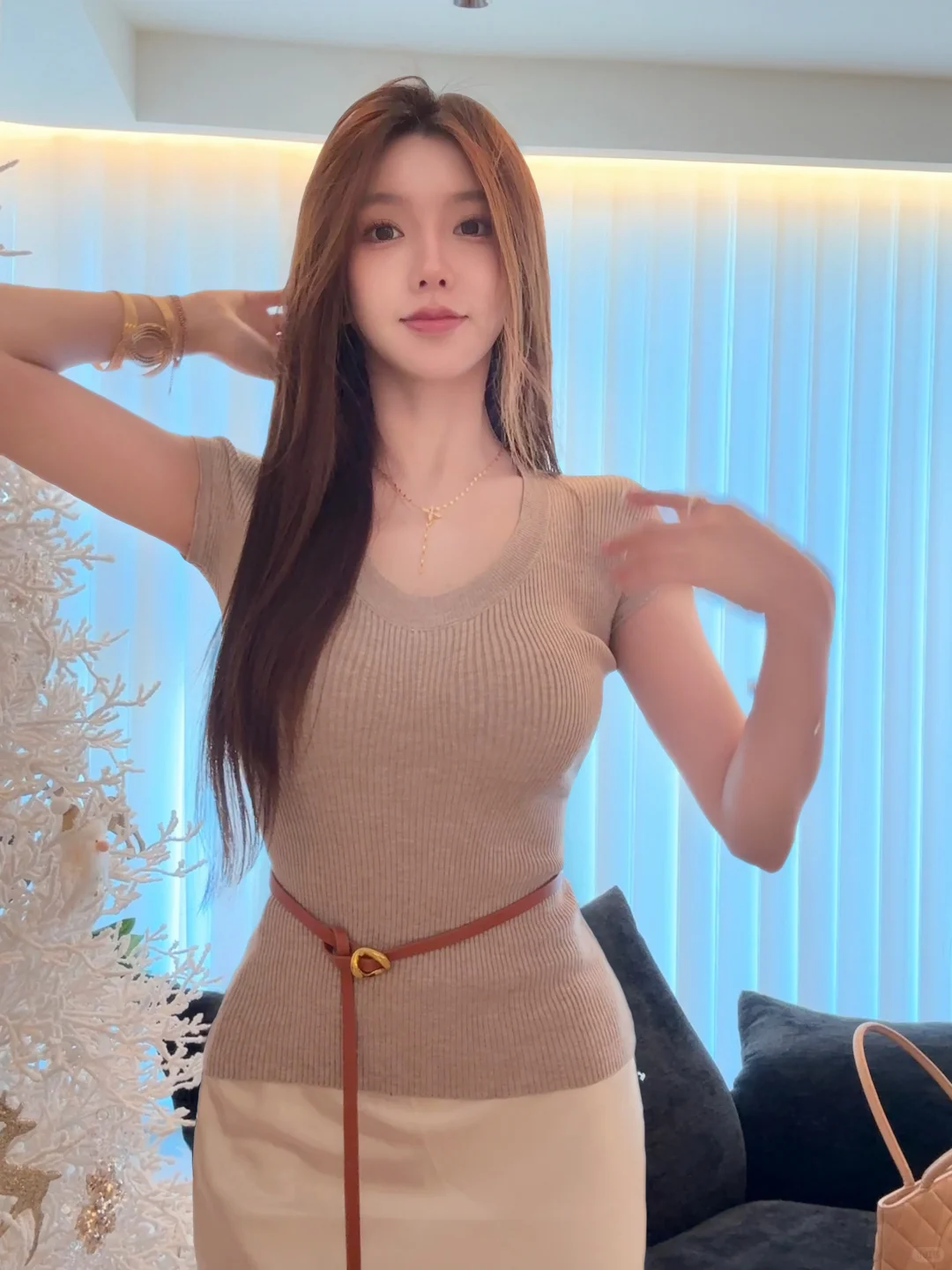 今天是温柔针织衫～