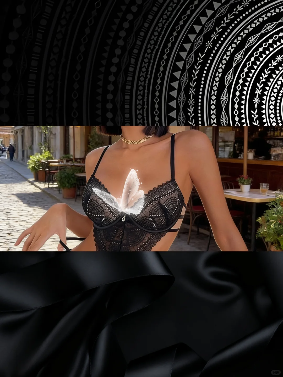 图腾蕾丝衣｜意式辣妹的氛围感杀器✨