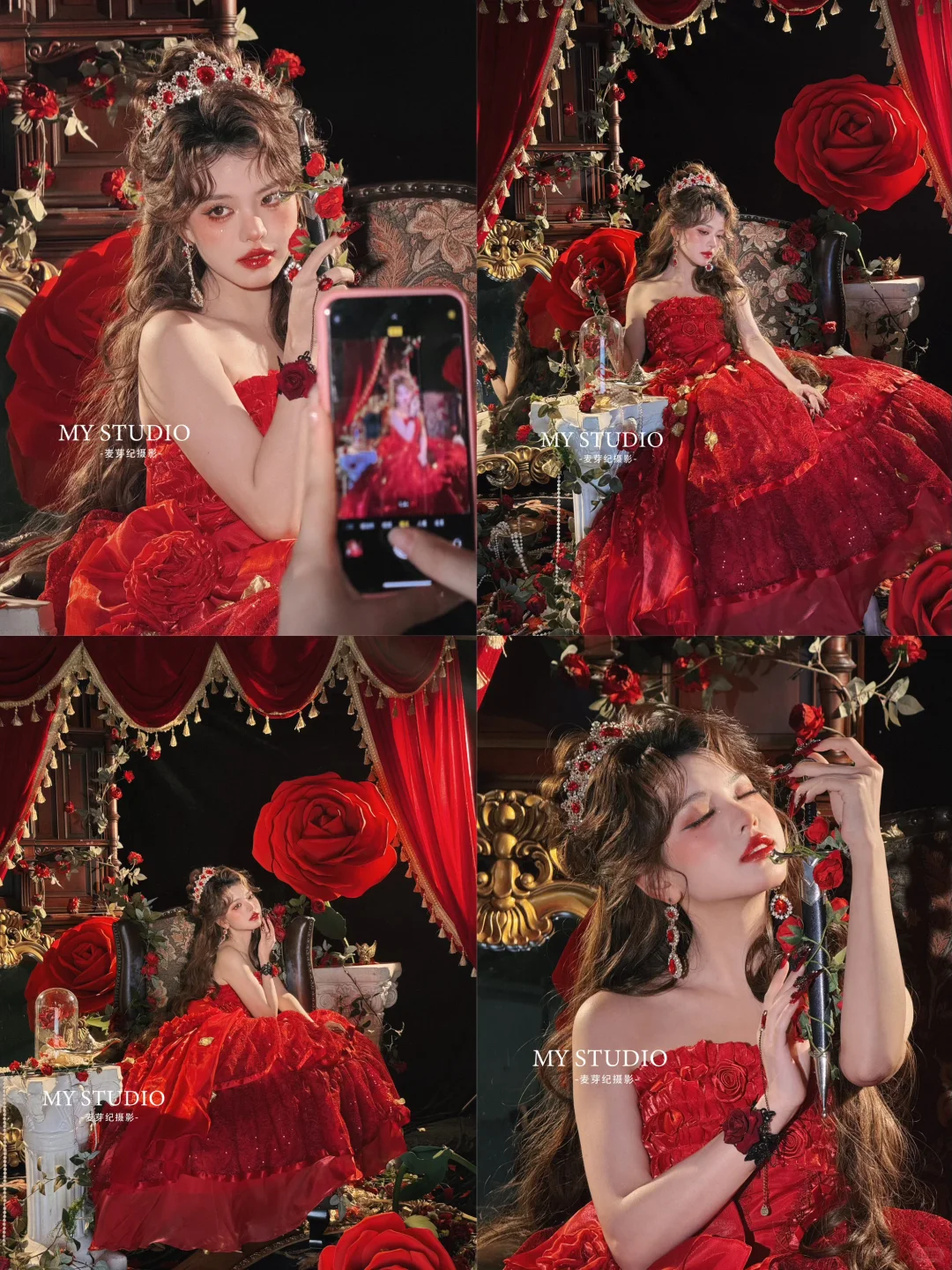 迷失在花园的玫瑰公主🥀油画少女写真